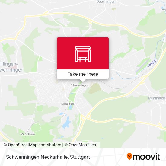 Schwenningen Neckarhalle map