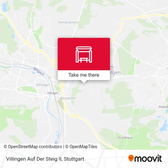 Villingen Auf Der Steig II map