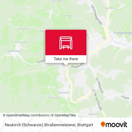 Карта Neukirch (Schwarzw) Straßenmeisterei