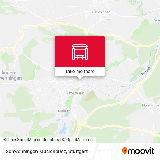 Schwenningen Muslenplatz map