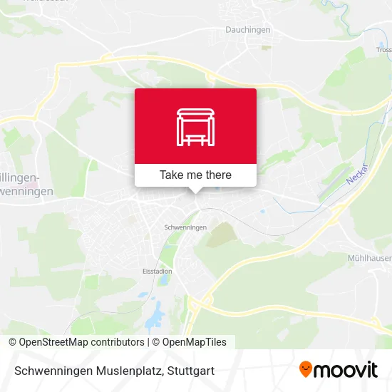 Карта Schwenningen Muslenplatz
