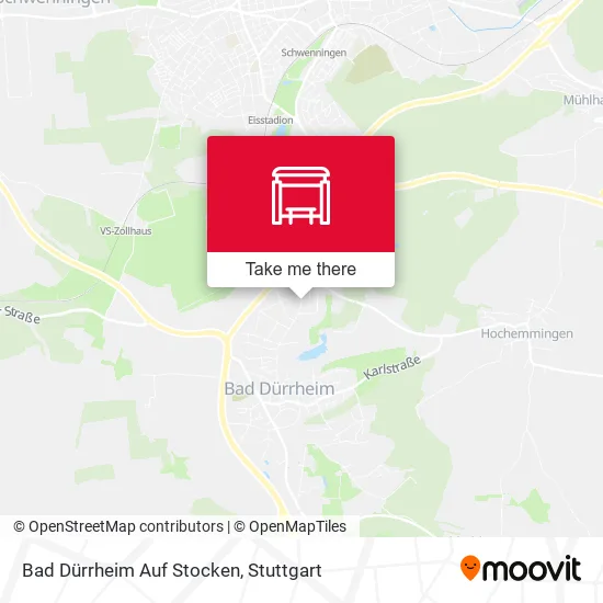 Карта Bad Dürrheim Auf Stocken