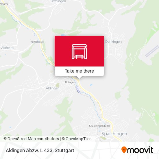 Карта Aldingen Abzw. L 433