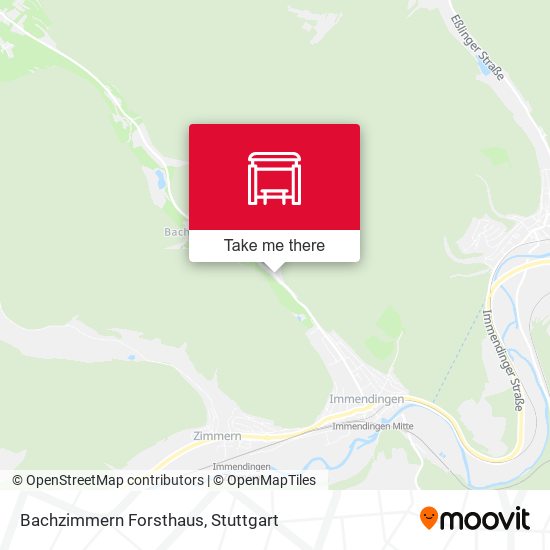 Bachzimmern Forsthaus map