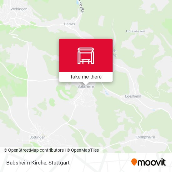 Карта Bubsheim Kirche
