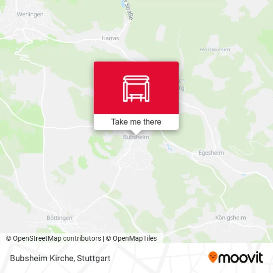 Карта Bubsheim Kirche