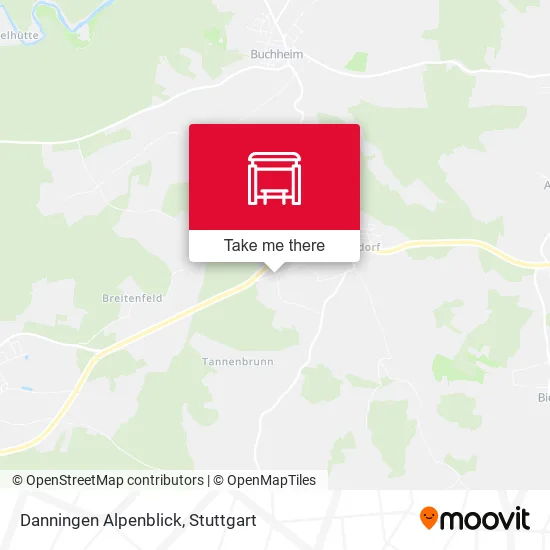 Карта Danningen Alpenblick