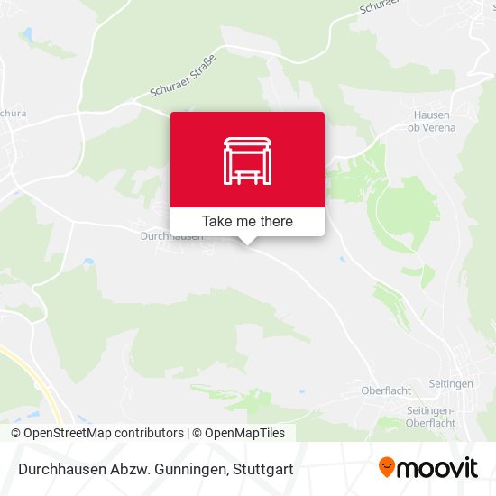 Durchhausen Abzw. Gunningen map