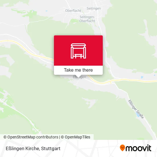 Eßlingen Kirche map