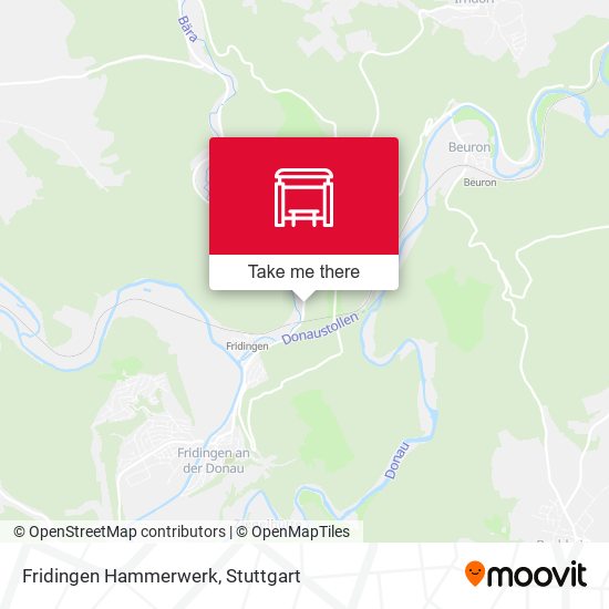 Fridingen Hammerwerk map