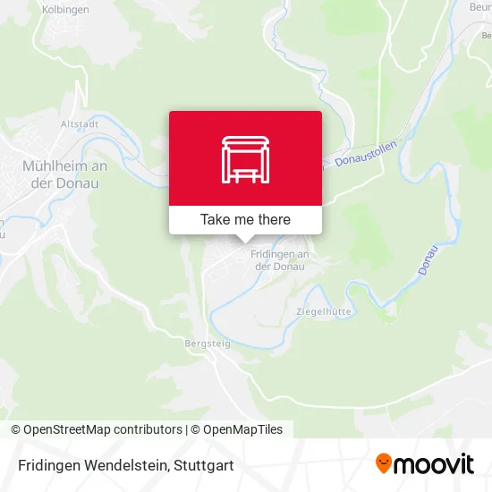 Карта Fridingen Wendelstein