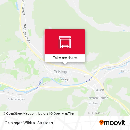 Карта Geisingen Wildtal