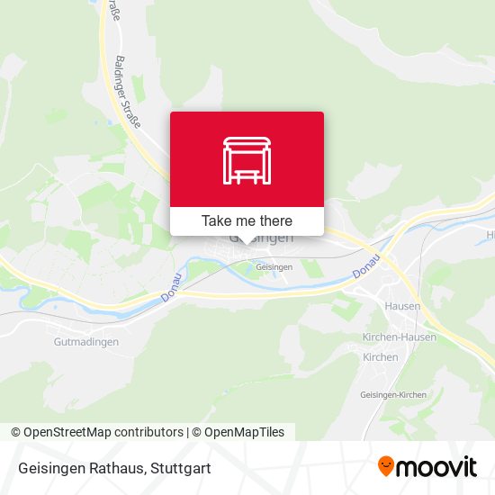 Geisingen Rathaus map