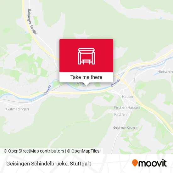 Карта Geisingen Schindelbrücke