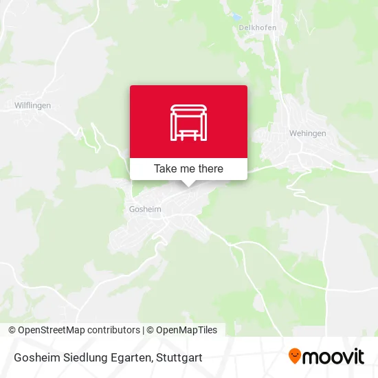 Карта Gosheim Siedlung Egarten