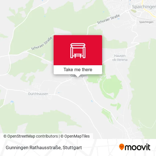 Карта Gunningen Rathausstraße