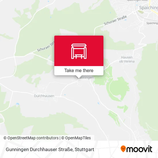 Карта Gunningen Durchhauser Straße