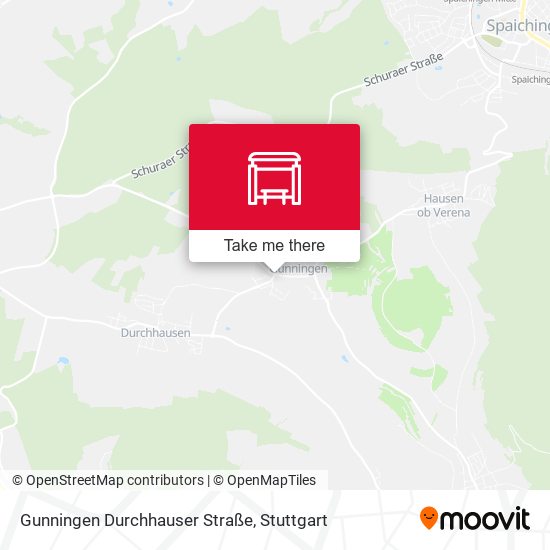 Карта Gunningen Durchhauser Straße