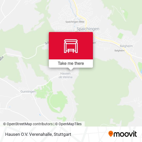 Hausen O.V. Verenahalle map