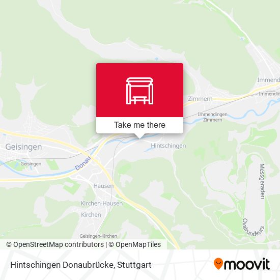 Hintschingen Donaubrücke map
