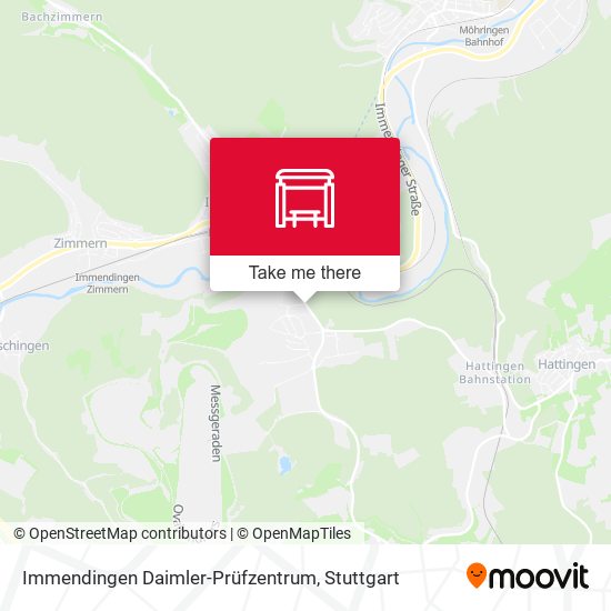Immendingen Daimler-Prüfzentrum map