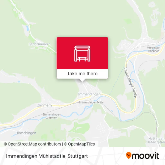 Карта Immendingen Mühlstädtle