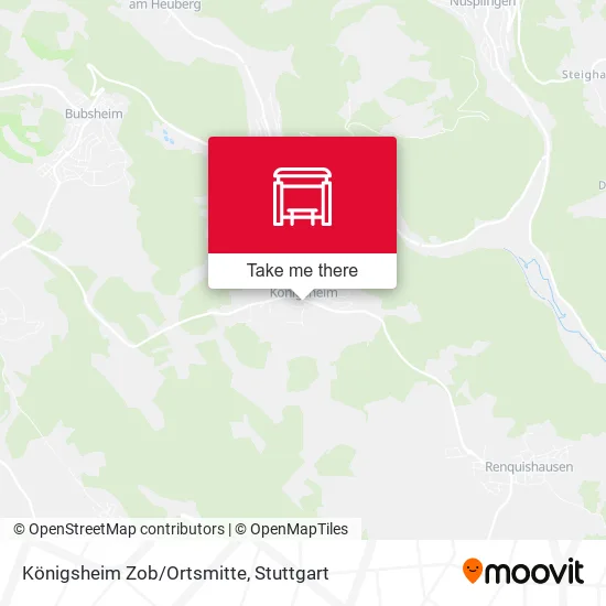 Карта Königsheim Zob/Ortsmitte