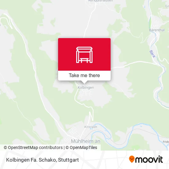 Карта Kolbingen Fa. Schako