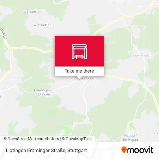 Карта Liptingen Emminger Straße
