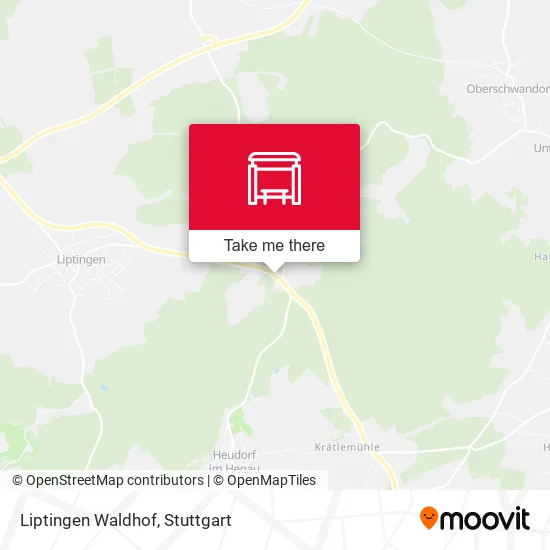 Карта Liptingen Waldhof
