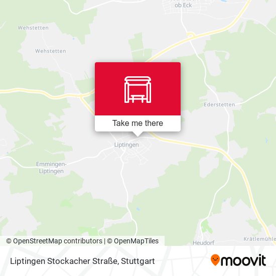 Liptingen Stockacher Straße map