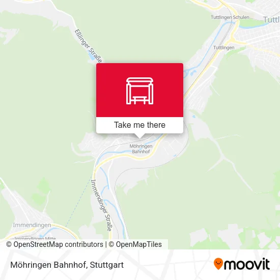 Карта Möhringen Bahnhof