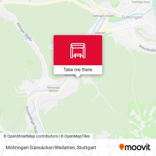 Möhringen Gänsäcker/Weilatten map