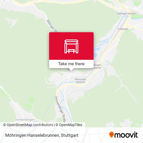 Карта Möhringen Hanselebrunnen