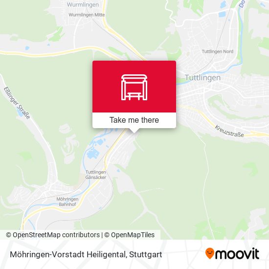 Möhringen-Vorstadt Heiligental map