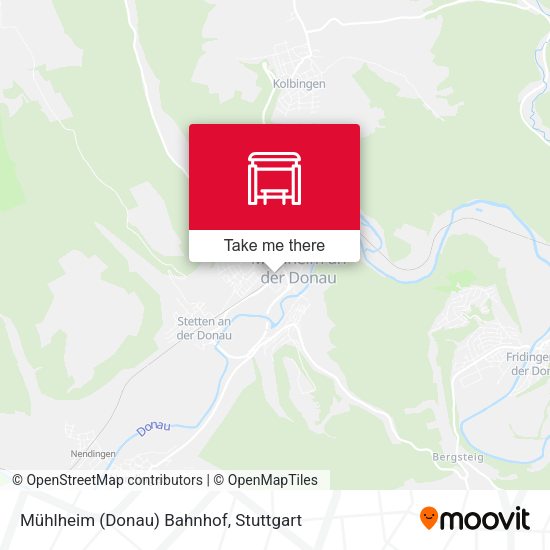 Mühlheim (Donau) Bahnhof map