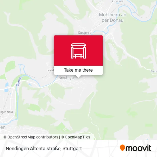 Карта Nendingen Altentalstraße