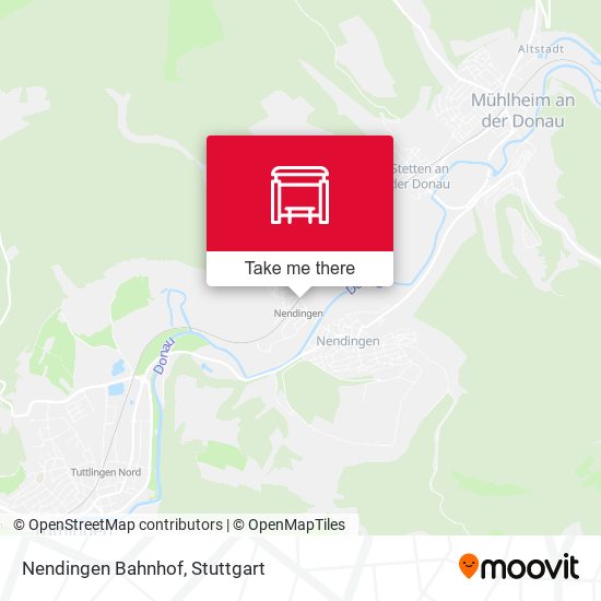 Карта Nendingen Bahnhof