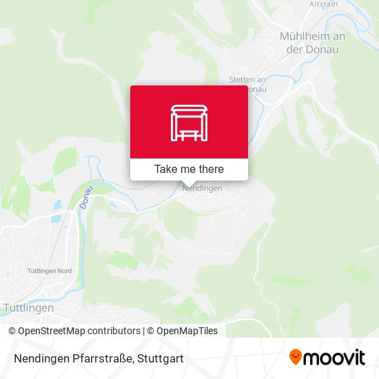 Карта Nendingen Pfarrstraße