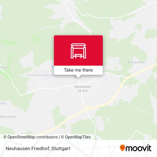 Neuhausen Friedhof map