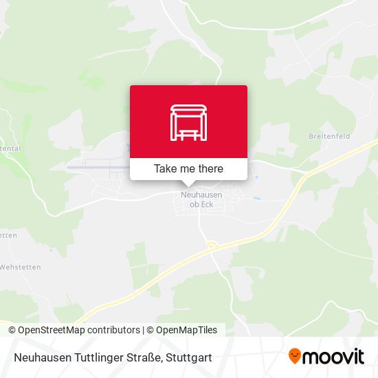 Neuhausen Tuttlinger Straße map