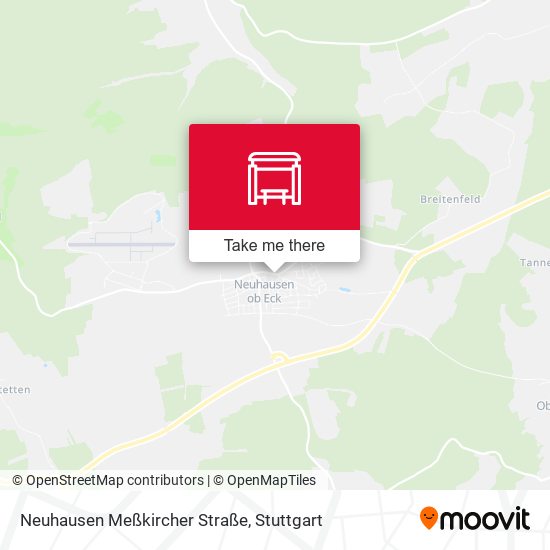 Neuhausen Meßkircher Straße map