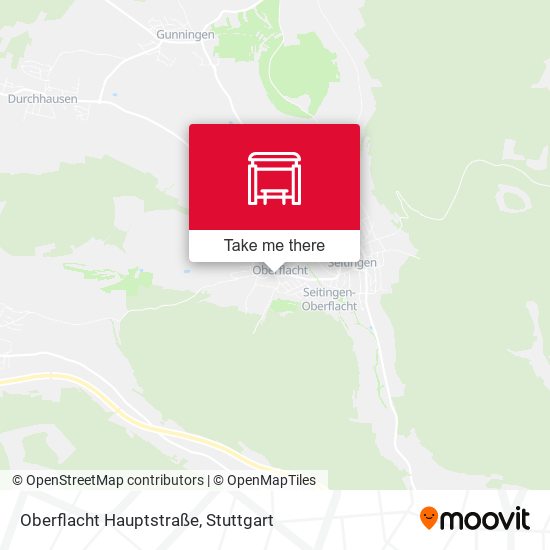 Oberflacht Hauptstraße map