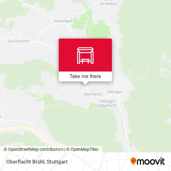 Карта Oberflacht Brühl