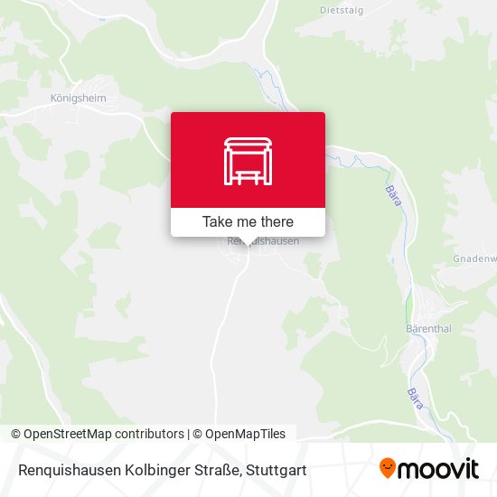 Renquishausen Kolbinger Straße map