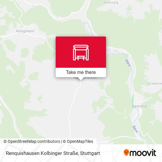 Renquishausen Kolbinger Straße map