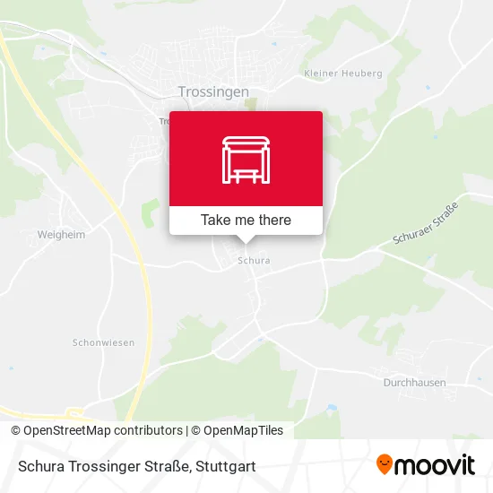 Карта Schura Trossinger Straße