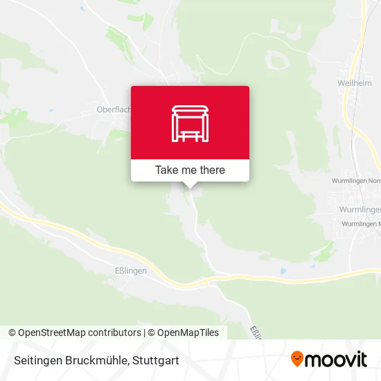 Карта Seitingen Bruckmühle