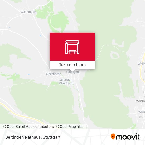 Карта Seitingen Rathaus
