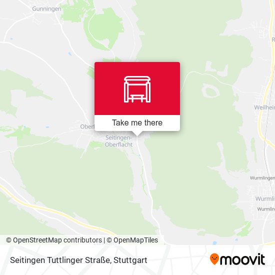 Карта Seitingen Tuttlinger Straße